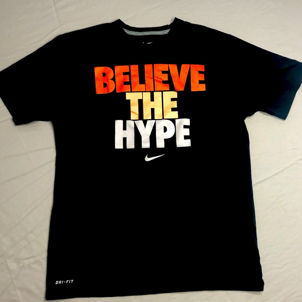 Nike “BELIEVE IN THE HYPE” T-shirt size medium